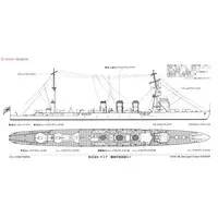 1/700 SCALE Kiso light cruiser Model Kit