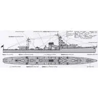 1/700 Scale Model Kit - WATER LINE SERIES / Japanese cruiser Yūbari