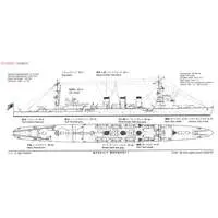 1/700 Scale Model Kit - WATER LINE SERIES / Japanese cruiser Kinu
