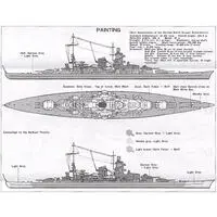 1/700 Scale Model Kit - Battlecruiser Model kits / German battleship Scharnhorst