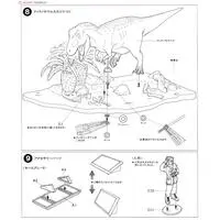 1/35 SCALE TYRANNOSAURUS DIORAMA SET Model Kit