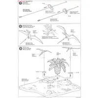 1/35 SCALE PARASAUROLOPHUS DIORAMA SET Model Kit