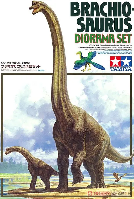 1/35 SCALE BRACHIOSAURUS DIORAMA SET Model Kit