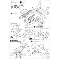 1/48 Scale Model Kit - Jets (Aircraft) / North American F-86 Sabre & Mitsubishi F-15J & Kawasaki T-4