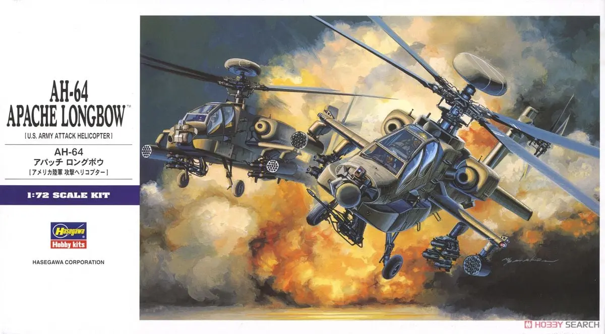 1/72 Scale Model Kit - Attack helicopter / AH-64 Apache