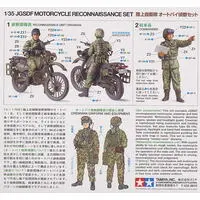 1/35 Scale Model Kit - TAMIYA Military Miniature Series / Honda XLR Baja (MD22)