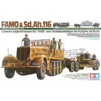 1/35 SCALE GERMAN 18 TON HEAVY HALF-TRACK "FAMO" and TANK TRANSPORTER Sd.Ah.116 Model Kit
