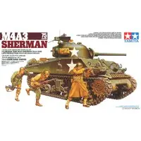 1/35 SCALE U. S. MEDIUM TANK M4A3 SHERMAN 75mm GUN LATE PRODUCTION (FRONTLINE BREAKTHROUGH) Model Kit