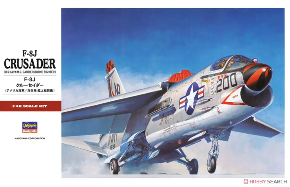 1/48 Scale Model Kit - Fighter aircraft model kits / F-8J Crusader