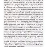 1/48 Scale Model Kit - Fighter aircraft model kits / F-8J Crusader