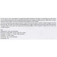 1/350 Scale Model Kit - Nuclear submarine