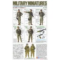 1/35 SCALE JGSDF IRAQ HUMANITARIAN ASSISTANCE TEAM Model Kit