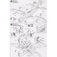 1/72 Scale Model Kit - WAR BIRD COLLECTION / P-47 Thunderbolt