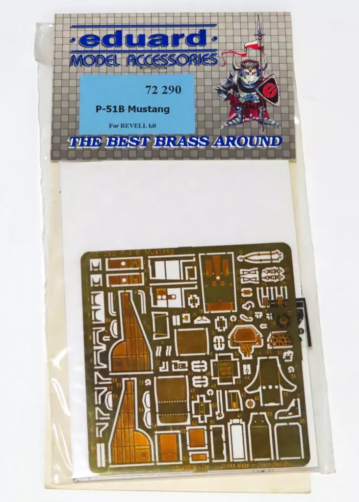 1/72 Scale Model Kit - Etching parts / North American P-51 Mustang