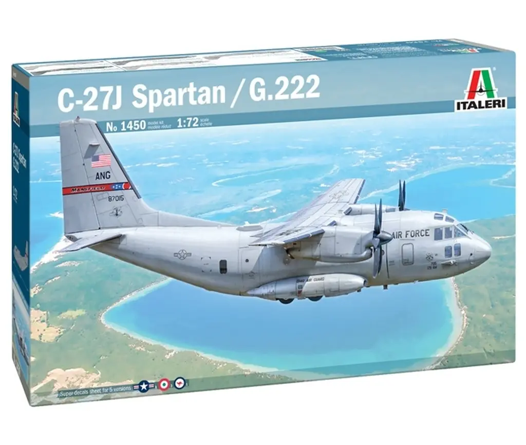 1/72 Scale Model Kit - Military transport aircraft / Alenia C-27J Spartan