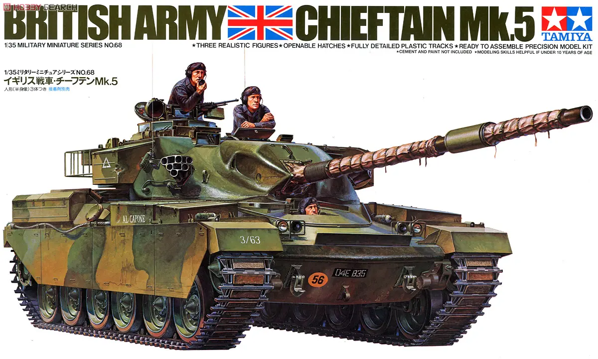 1/35 SCALE BR. CHIEFTAIN MK.5 Model Kit