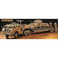 1/35 SCALE U.S. 40TON TANK TRANSPORTER "DRAGON WAGON" Model Kit