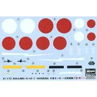 1/72 Scale Model Kit - Fighter aircraft model kits / Nakajima Ki-43 Hayabusa