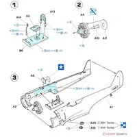 1/72 Scale Model Kit - Fighter aircraft model kits / Nakajima Ki-43 Hayabusa