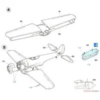 1/72 Scale Model Kit - Fighter aircraft model kits / Nakajima Ki-43 Hayabusa