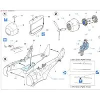 1/72 Scale Model Kit - Fighter aircraft model kits / Nakajima Ki-44 Shoki