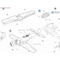 1/72 Scale Model Kit - Fighter aircraft model kits / Nakajima Ki-84 Hayate
