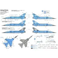 1/72 Scale Model Kit - Fighter aircraft model kits / Dassault Mirage F1