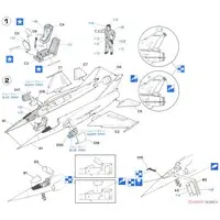 1/72 Scale Model Kit - Fighter aircraft model kits / Dassault Mirage F1