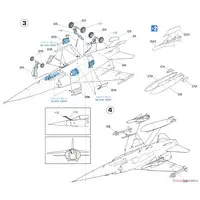 1/72 Scale Model Kit - Fighter aircraft model kits / Dassault Mirage F1