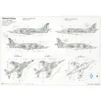 1/72 Scale Model Kit - Fighter aircraft model kits / Hawker Siddeley Harrier