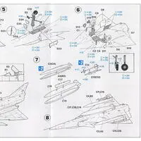 1/72 Scale Model Kit - Fighter aircraft model kits