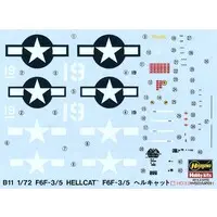 1/72 Scale Model Kit - Fighter aircraft model kits / Grumman F6F Hellcat