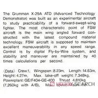 1/72 Scale Model Kit - Experimental aircraft / Grumman X-29