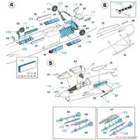 1/72 Scale Model Kit - Fighter aircraft model kits / F-8E Crusader