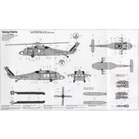 1/72 Scale Model Kit - Helicopter / Sikorsky UH-60 Black Hawk