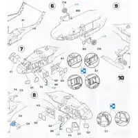 1/72 Scale Model Kit - Helicopter / Sikorsky UH-60 Black Hawk