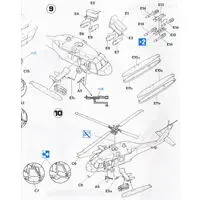 1/72 Scale Model Kit - Helicopter / Sikorsky UH-60 Black Hawk