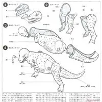 1/35 SCALE Tyrannosaurus Rex Model Kit