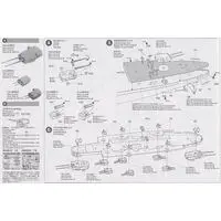 1/350 Scale Model Kit - Warship plastic model kit / German battleship Bismarck