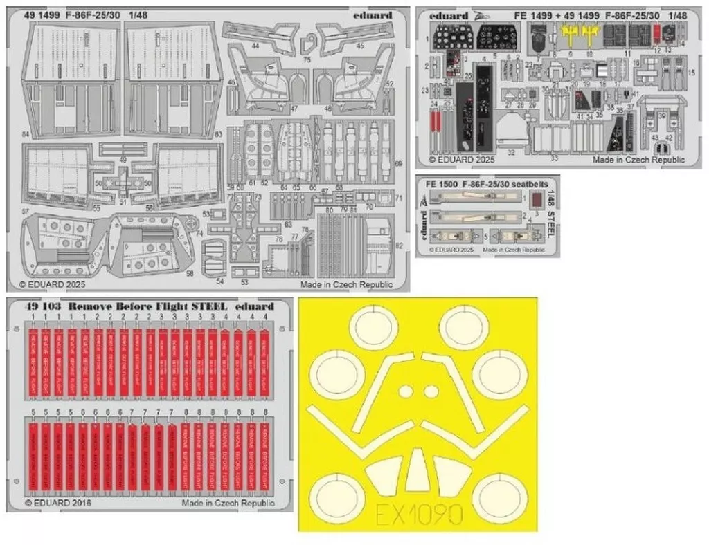 1/48 Scale Model Kit - Grade Up Parts / North American F-86 Sabre