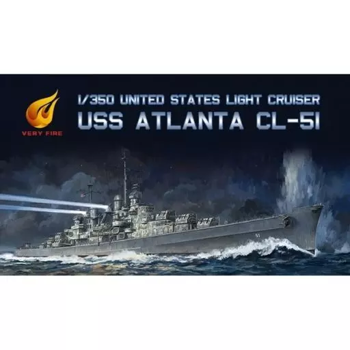 1/350 Scale Model Kit - Light cruiser / USS Atlanta