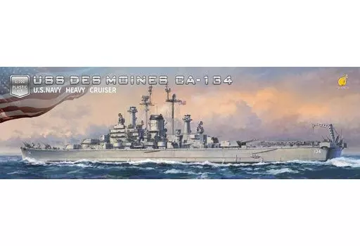1/700 Scale Model Kit - Warship plastic model kit / USS Des Moines