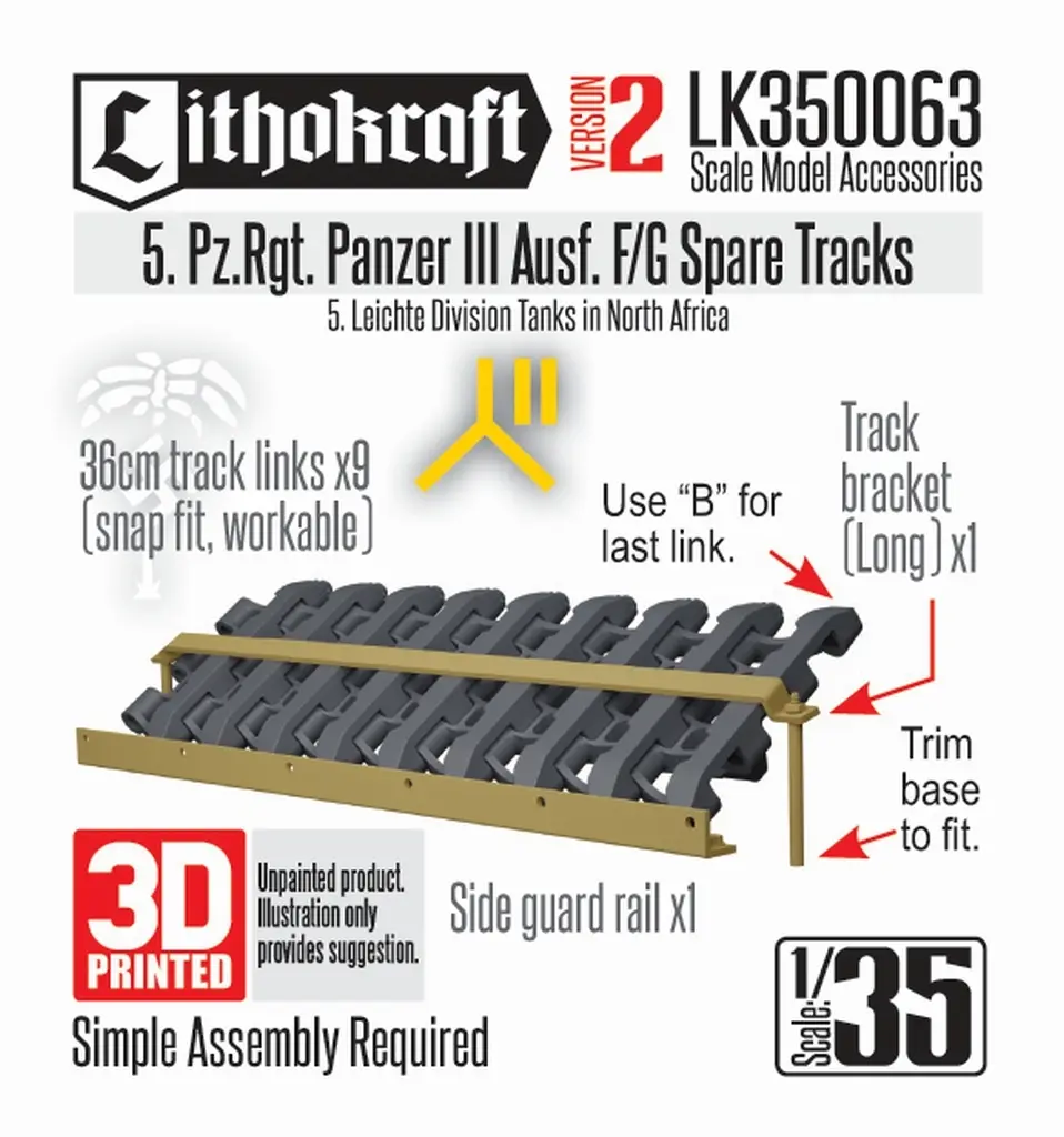 1/35 Scale Model Kit - Grade Up Parts