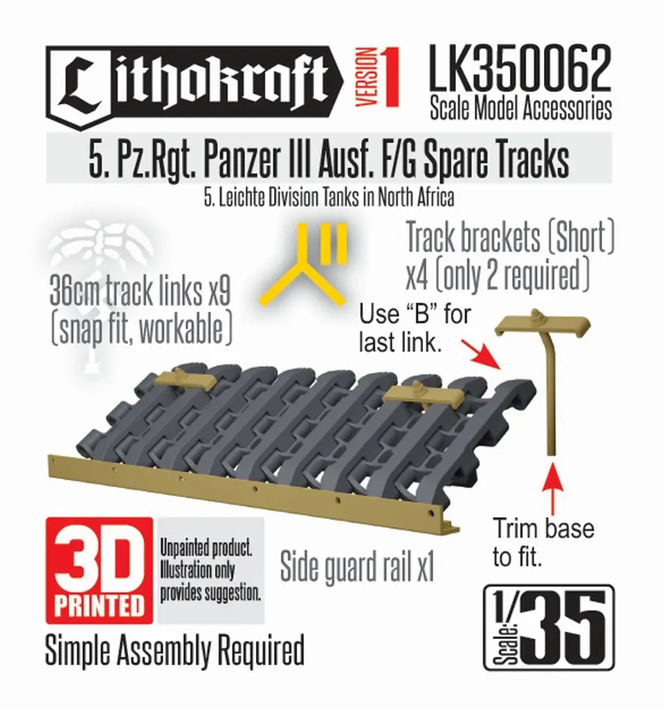 1/35 Scale Model Kit - Detail-Up Parts