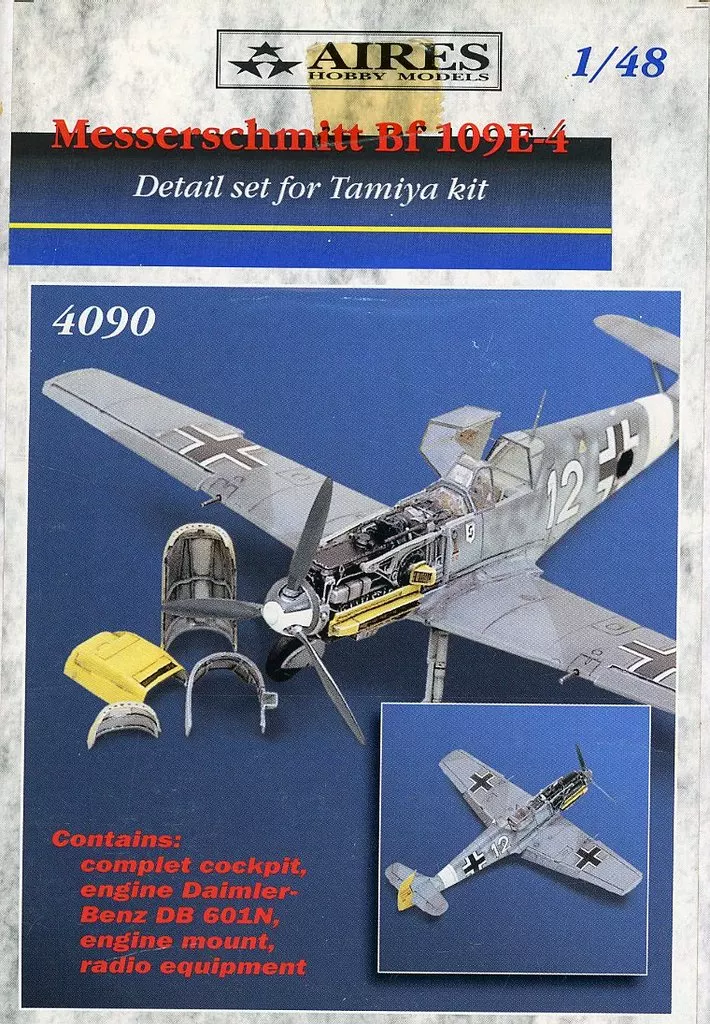 1/48 Scale Model Kit - Detail-Up Parts / Messerschmitt Bf 109