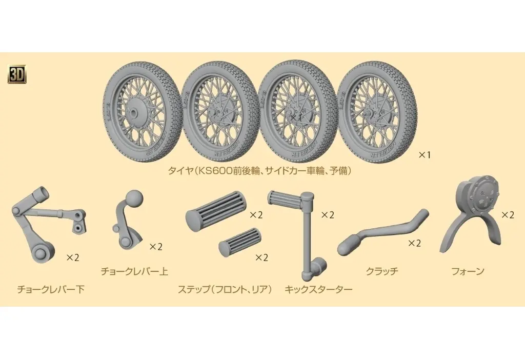 1/35 Scale Model Kit - Grade Up Parts