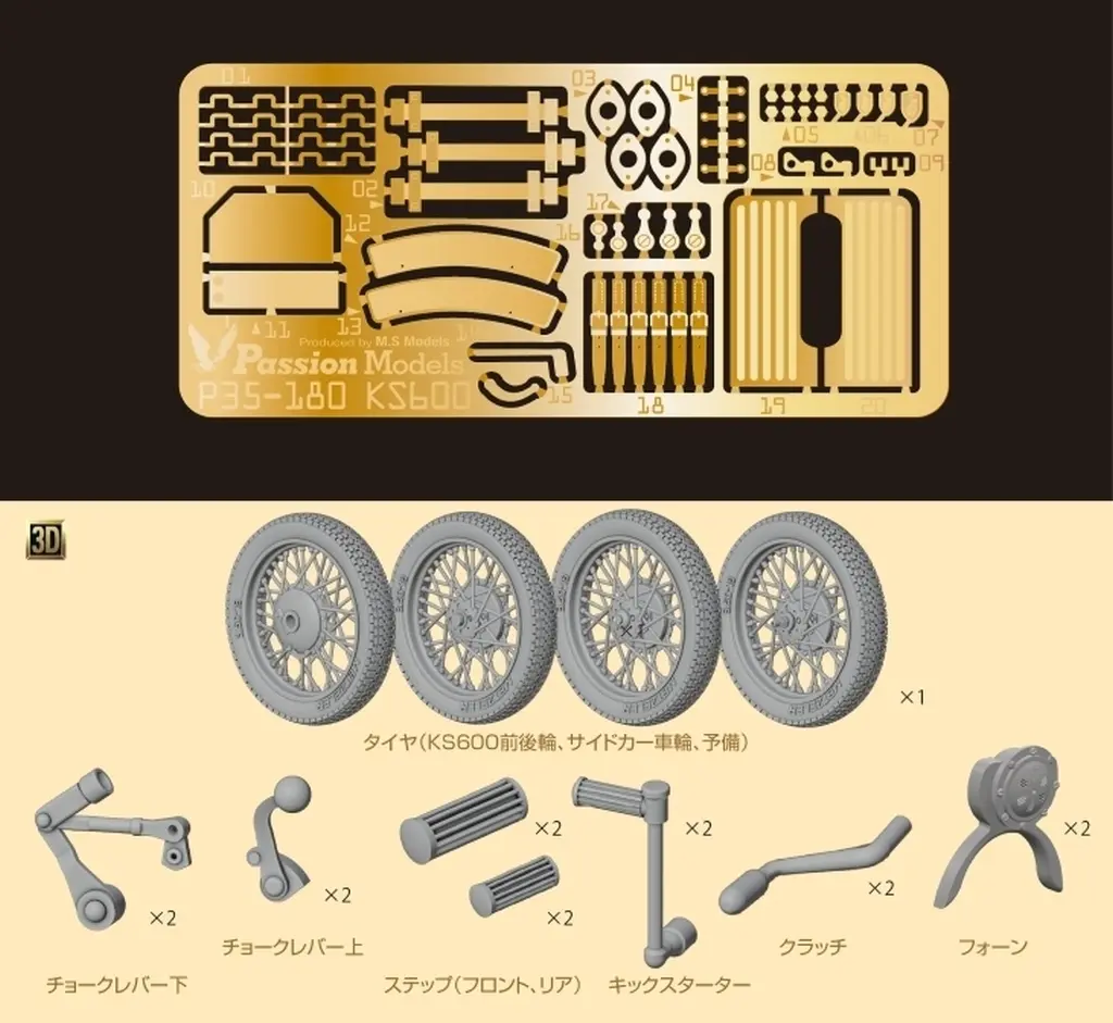 1/35 Scale Model Kit - Grade Up Parts