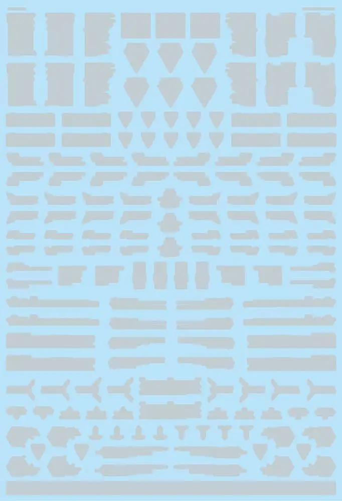 1/100 Scale Model Kit - GM Decals