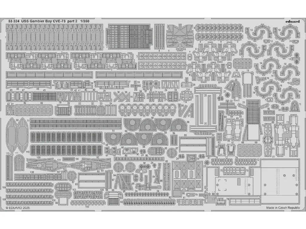 1/350 Scale Model Kit - Etching parts