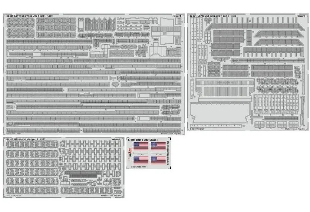1/350 Scale Model Kit - Grade Up Parts
